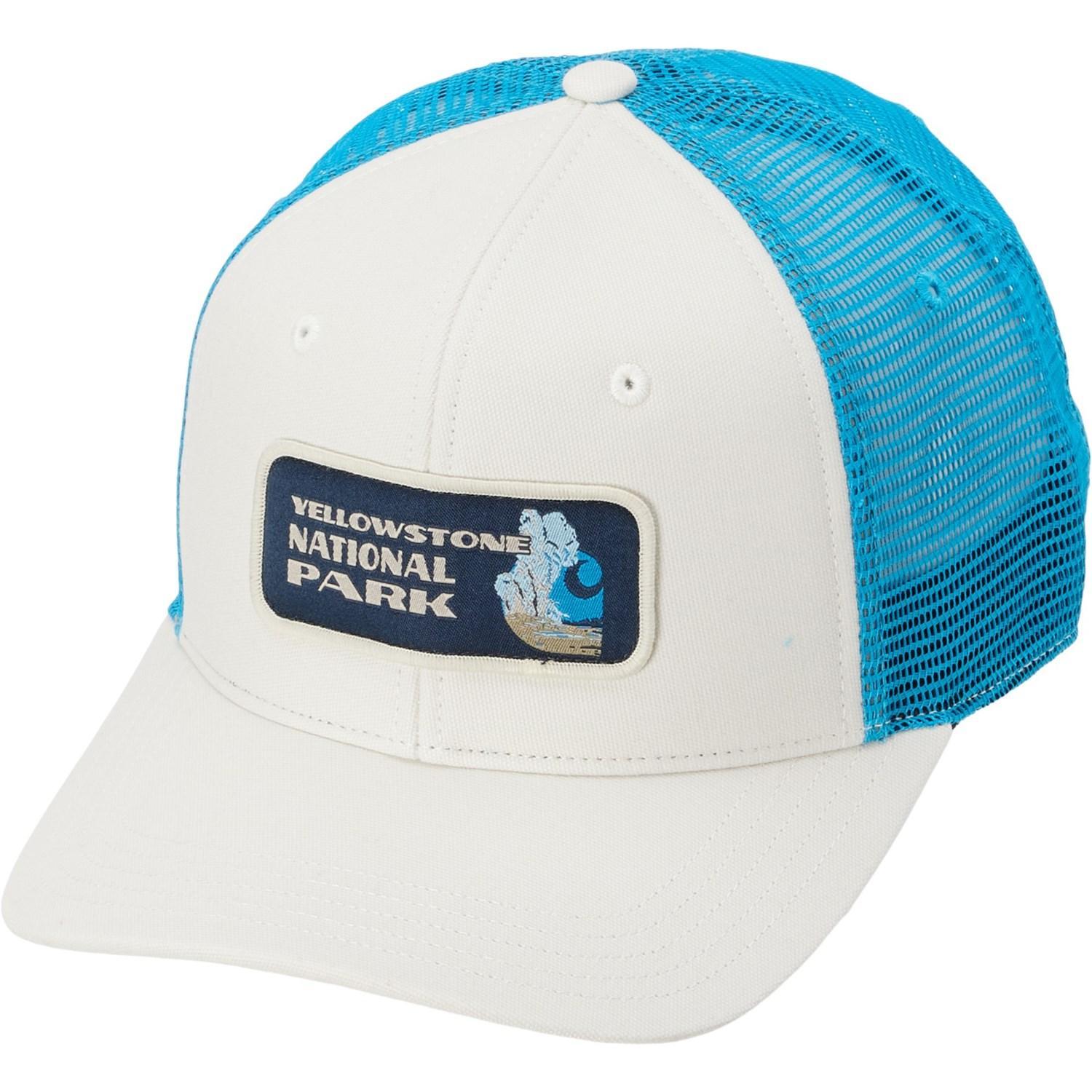 Carhartt 106583 Canvas Yellowstone National Parks Patch Trucker Hat Product Image