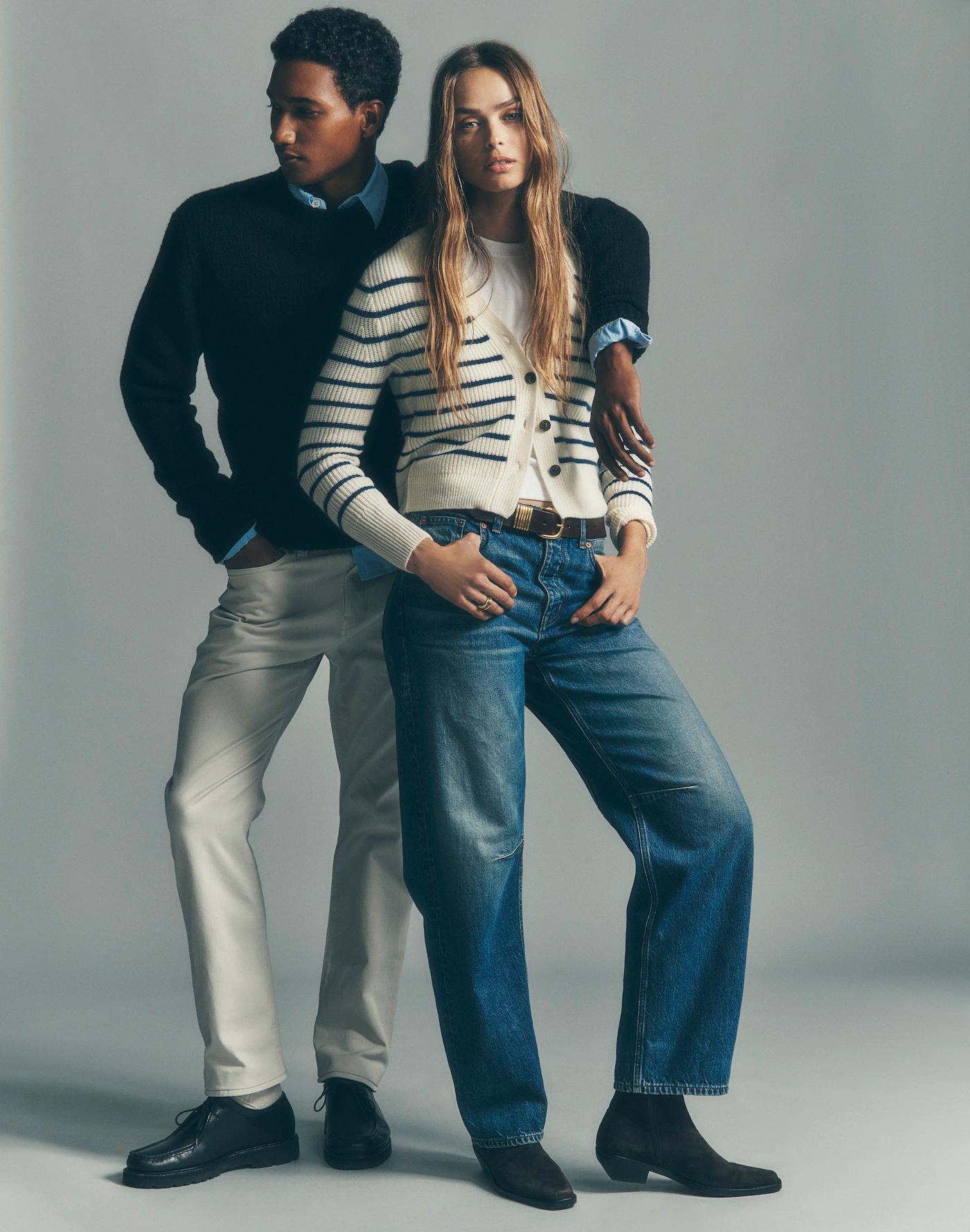 The Petite Darted Barrel-Leg Jean Product Image