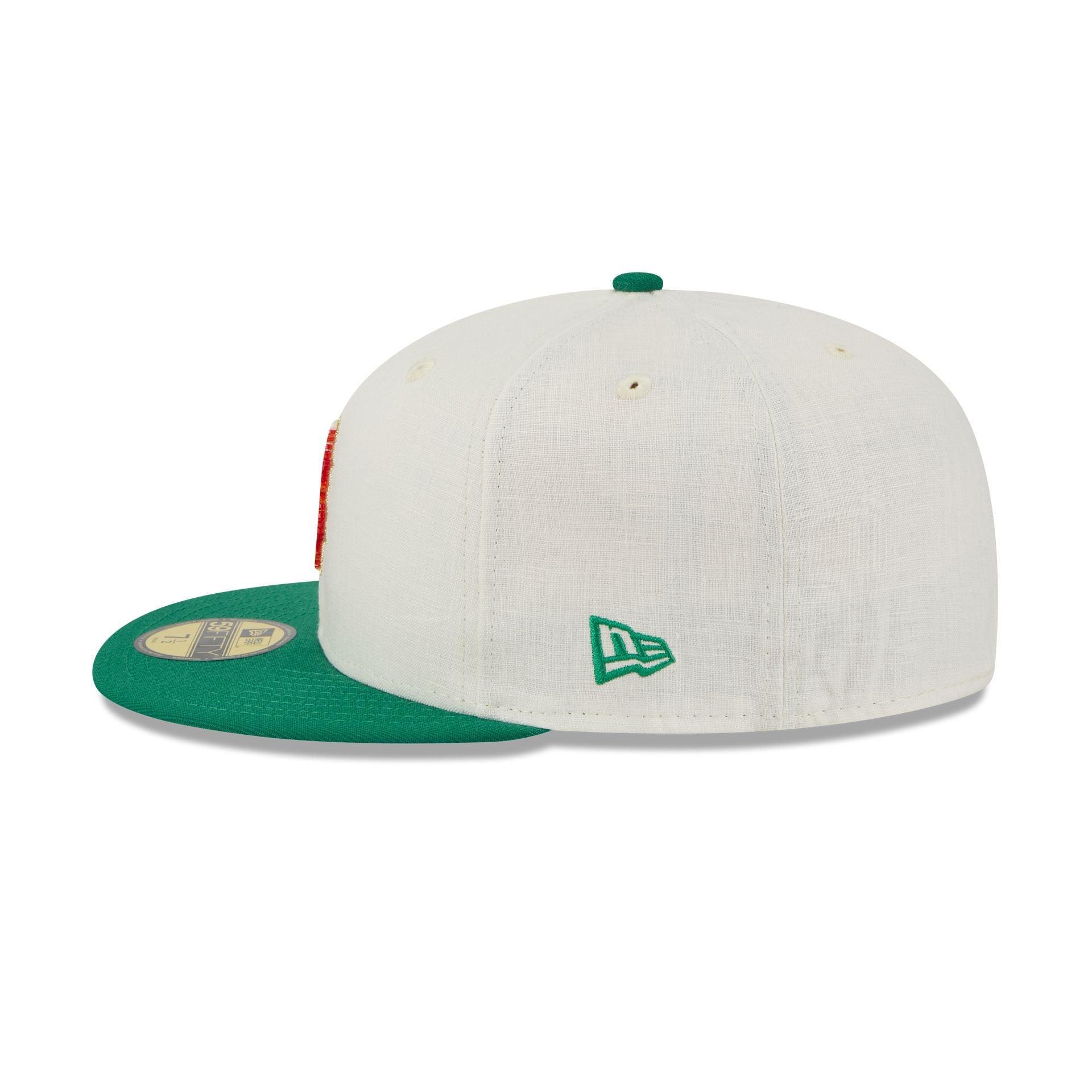 Boston Red Sox Beaded Linen 59FIFTY Fitted Hat Male Product Image