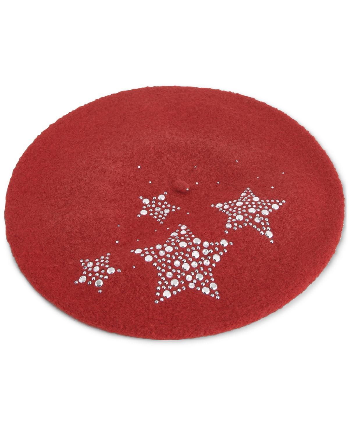 Karl Lagerfeld Paris Womens Sparkle Stars Beret Product Image