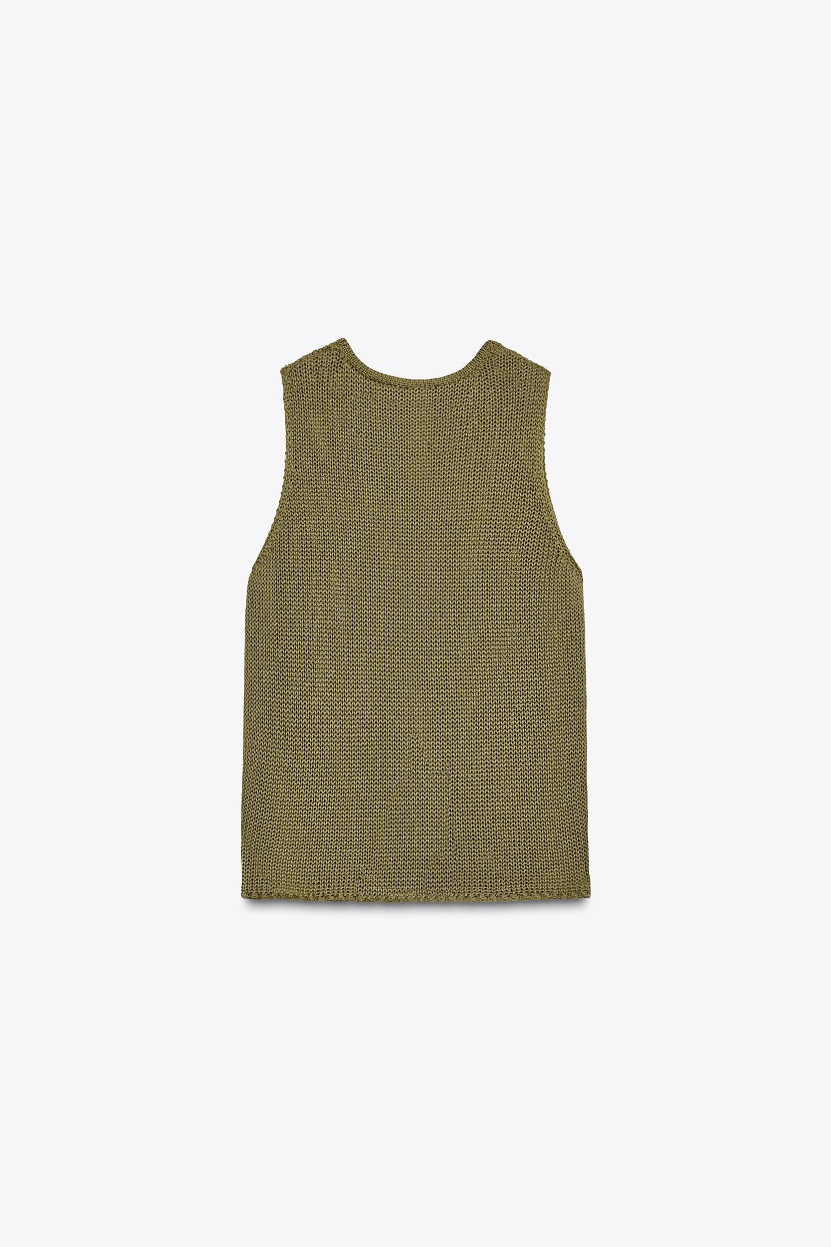 100% COTTON KNIT TOP Product Image