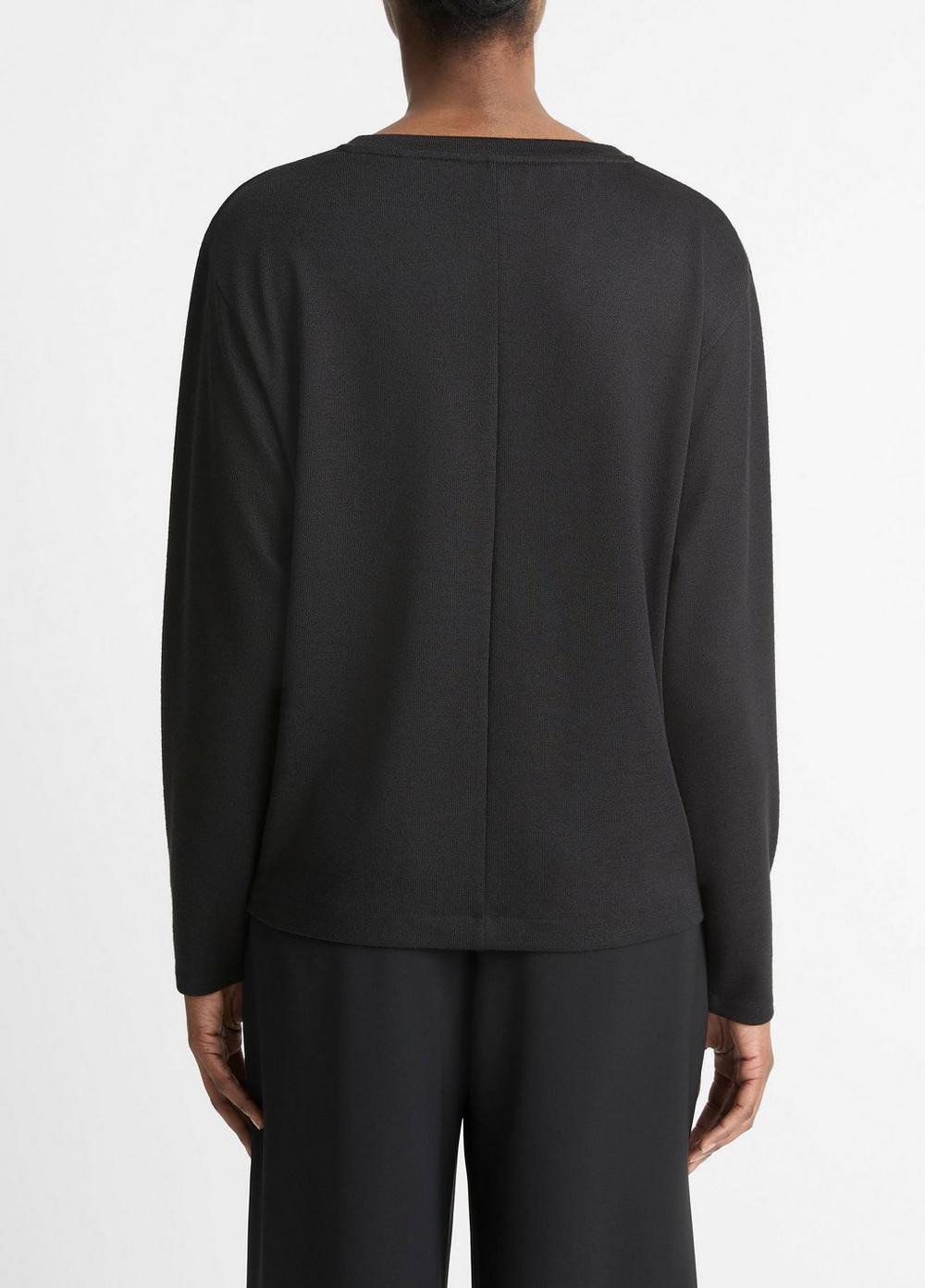 Womens Cashmere Crewneck Sweater Product Image