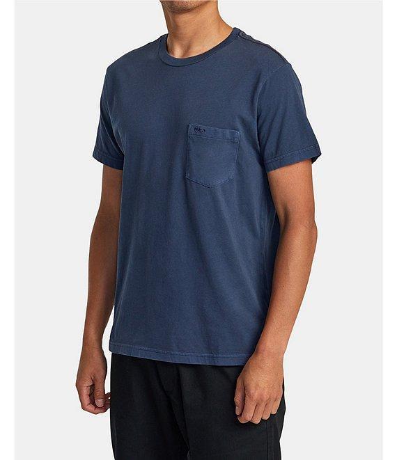 RVCA Short Sleeve Pigment Dyed Jersey T-Shirt Product Image