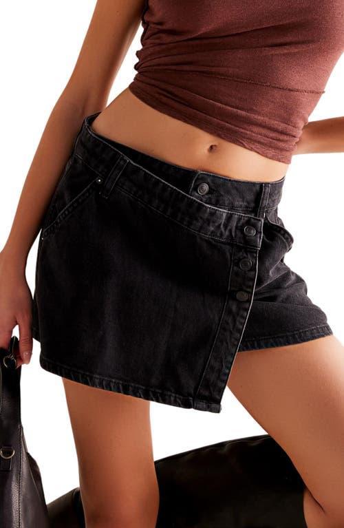 FREE PEOPLE Wynne Denim Skirt In Eclipse Product Image