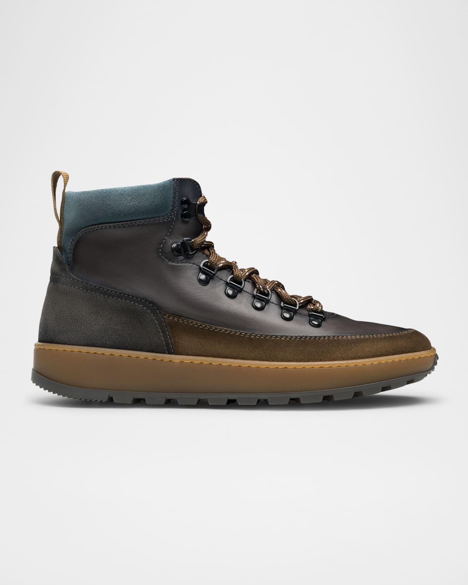 Men's Borazo Leather Lace-Up Boots Product Image