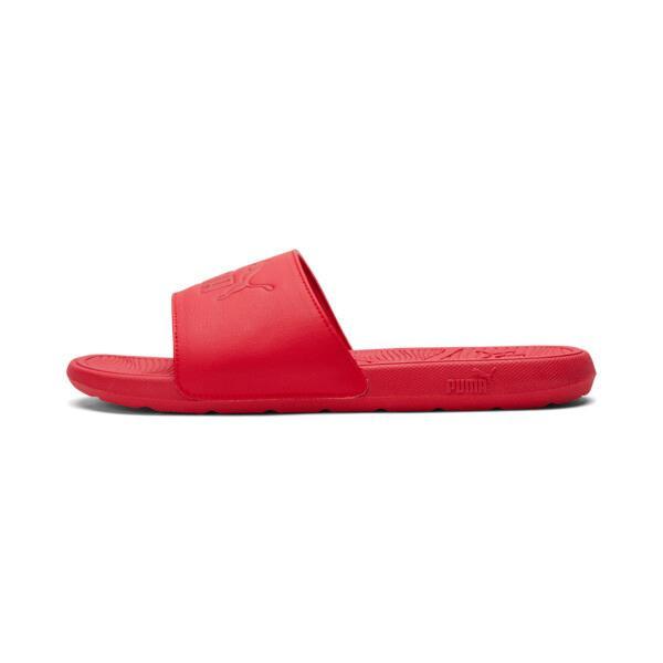 PUMA Cool Cat 2.0 Men's Slides in Red/Red Product Image