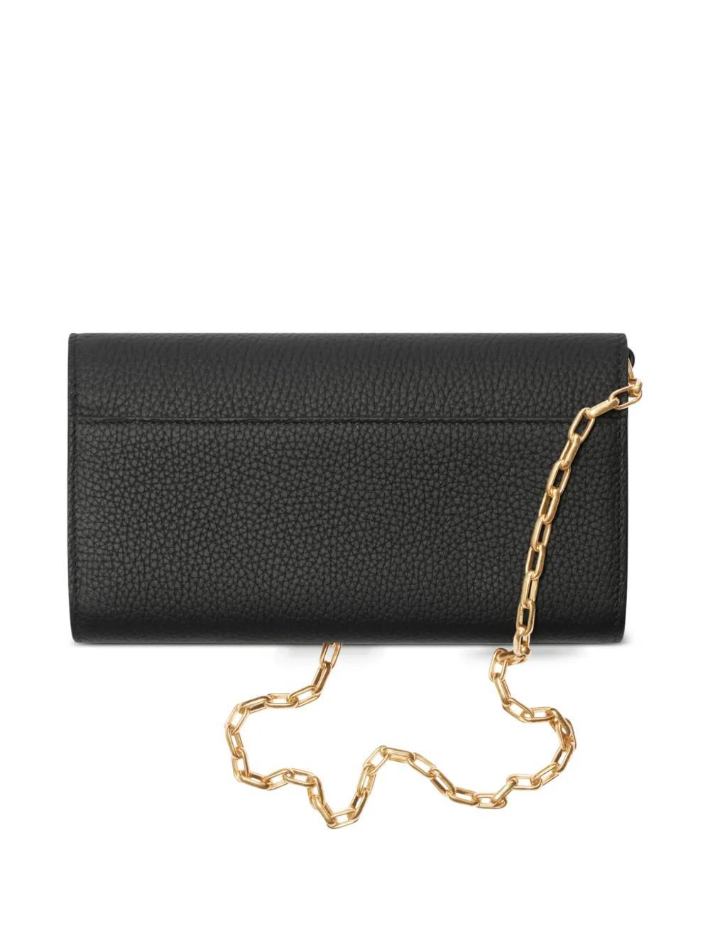 BURBERRY B Shield Clutch Bag In Black Product Image