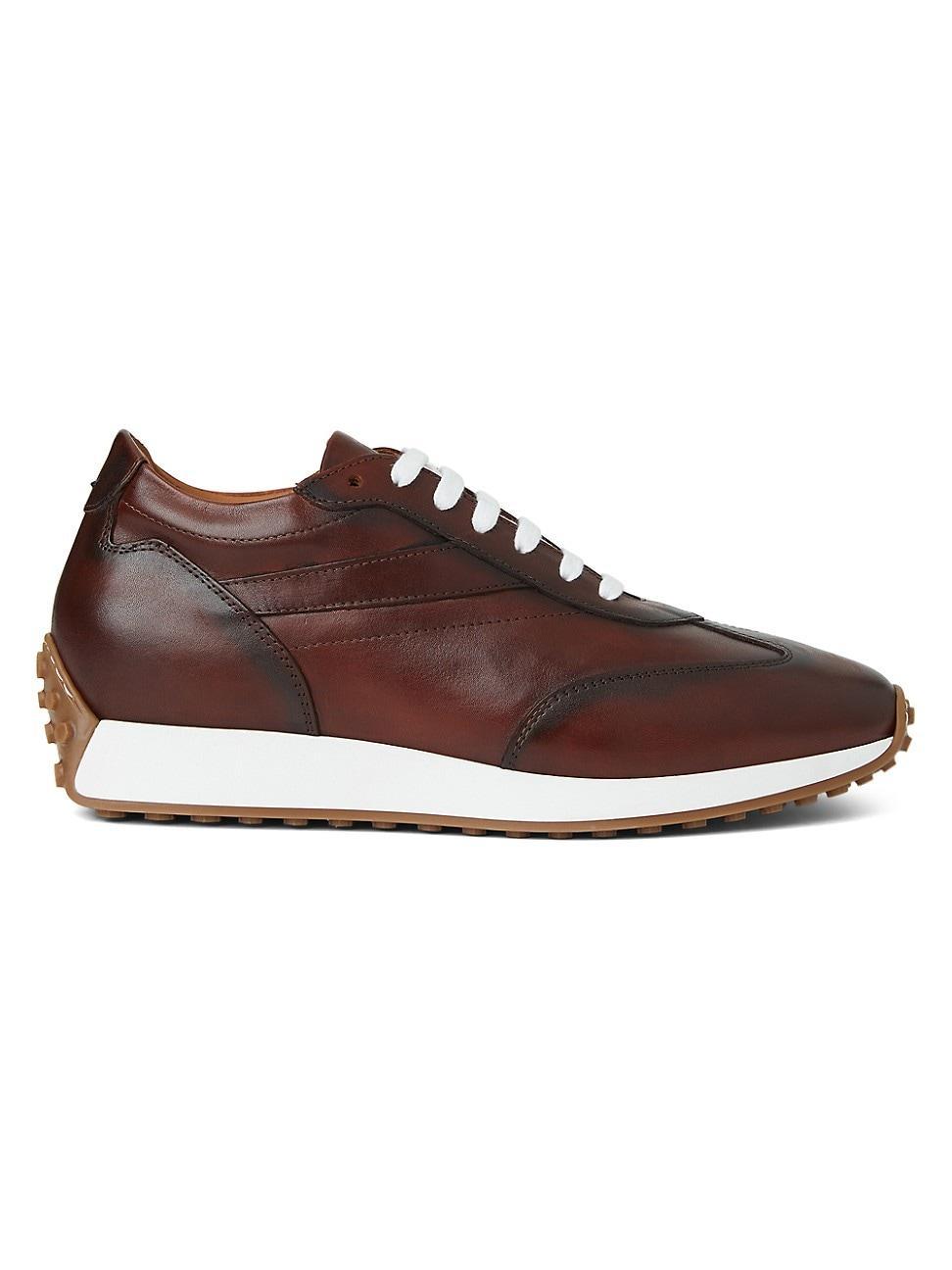 Mens Duccio Leather Running Sneakers Product Image