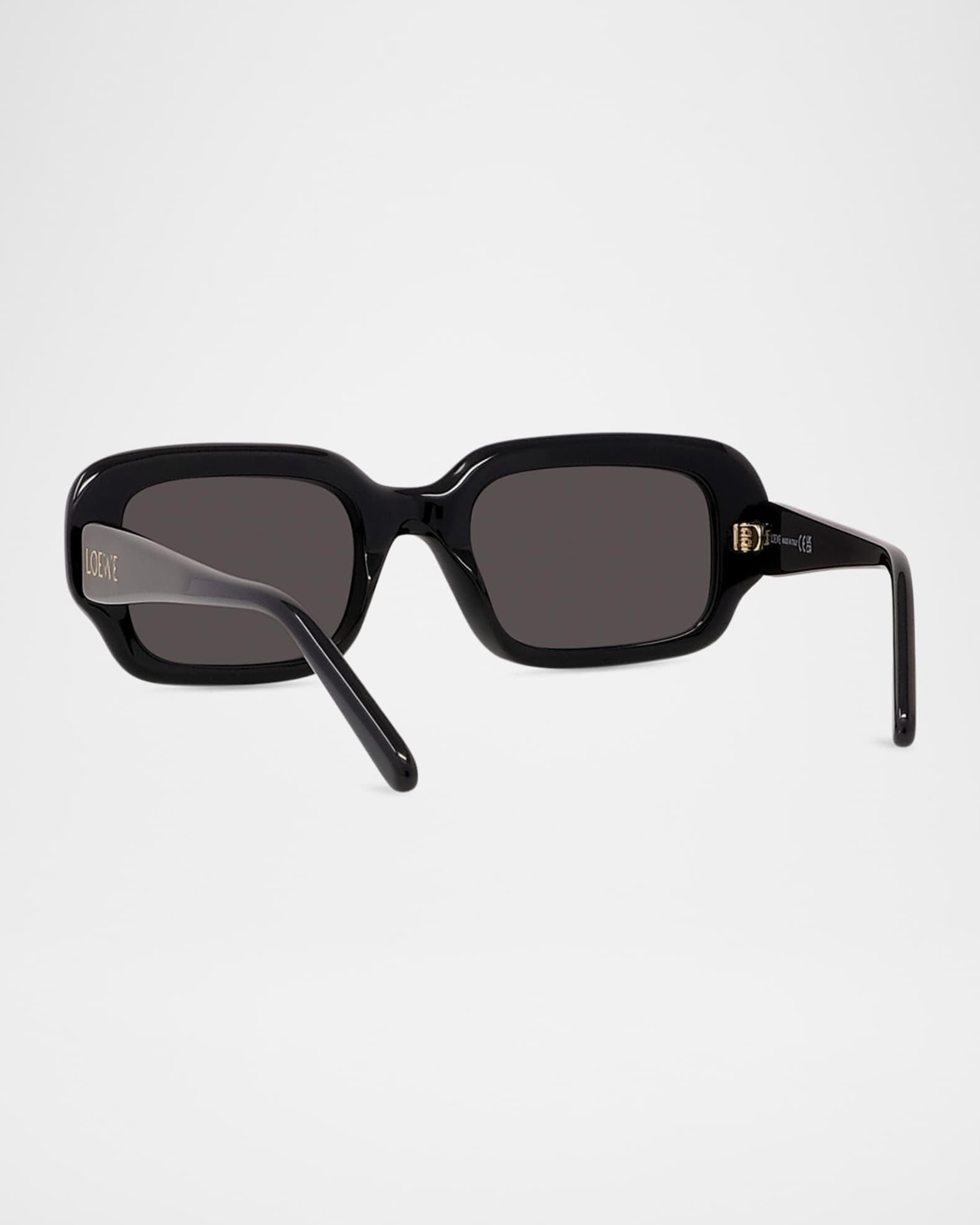 Men's LW40158IM Acetate Rectangle Sunglasses Product Image