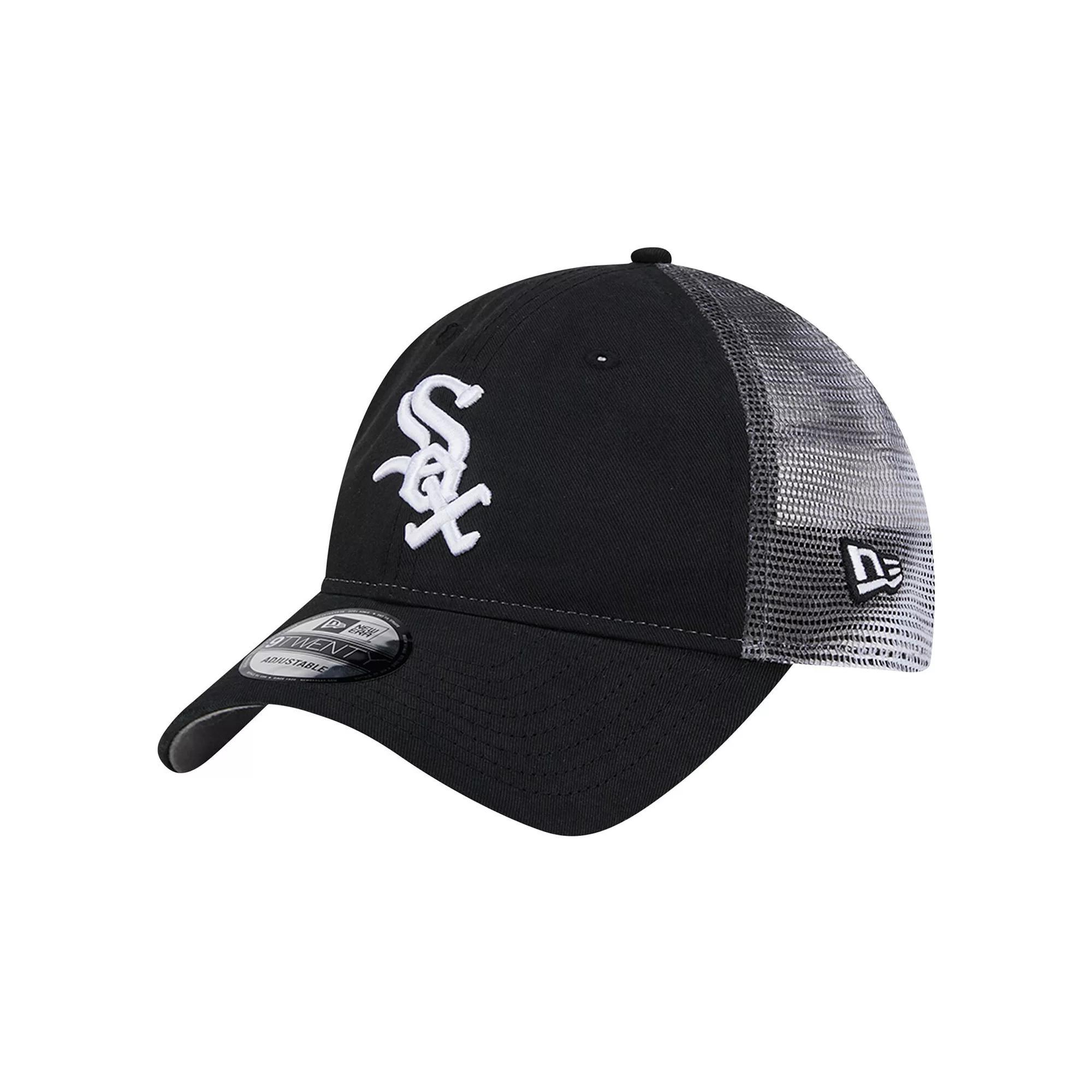 Mens New Era Chicago White Sox Team Slick Trucker 9TWENTY Adjustable Hat Product Image