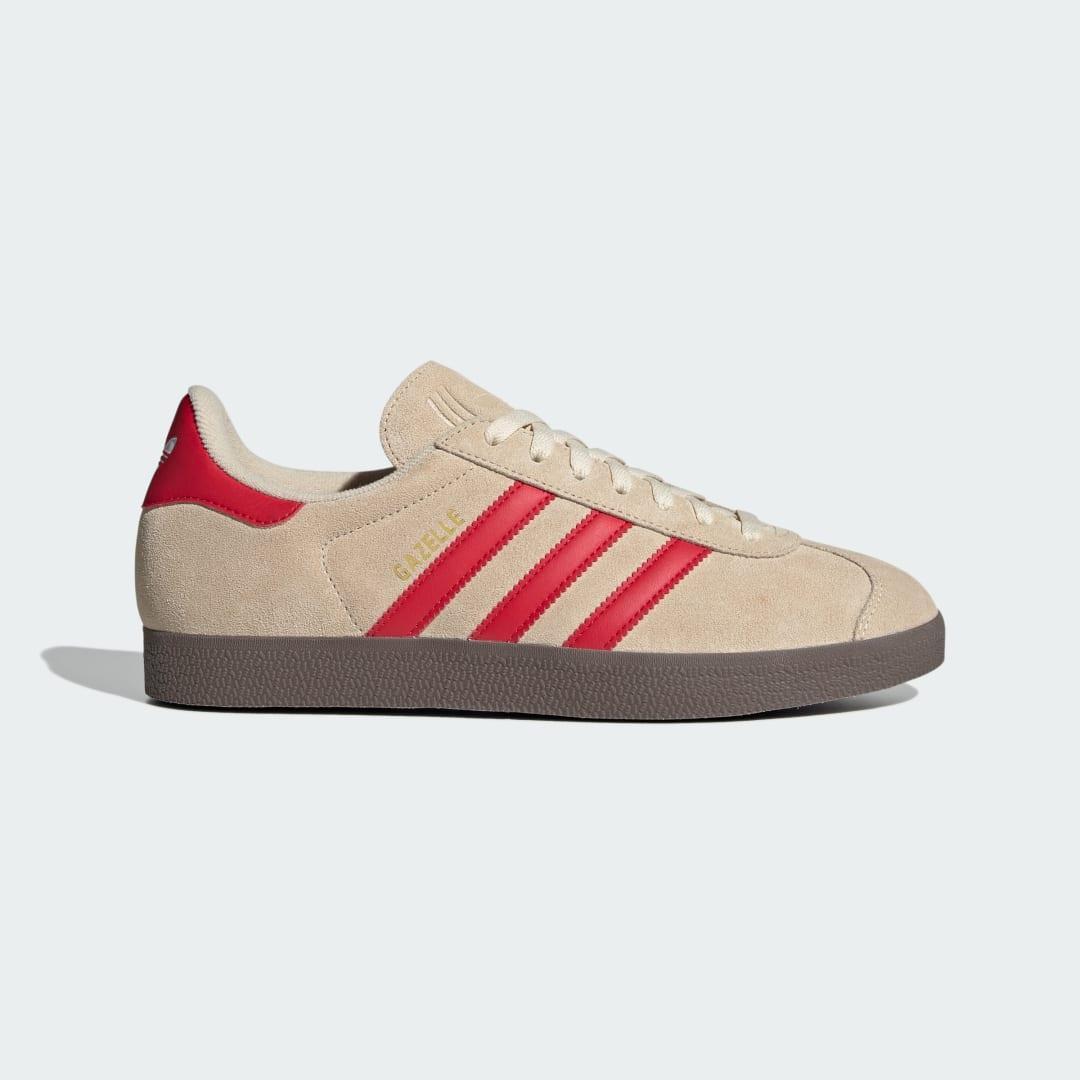 Mens adidas Gazelle Athletic Shoe - Black / Court Green / Gum Product Image