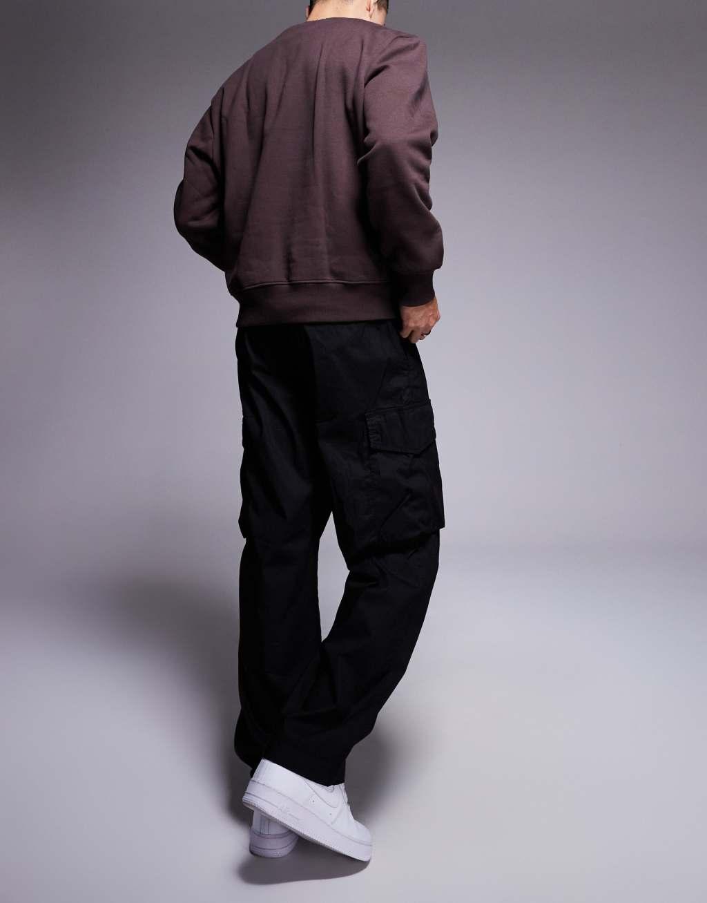 ADPT tapered balloon fit cargo in black Product Image