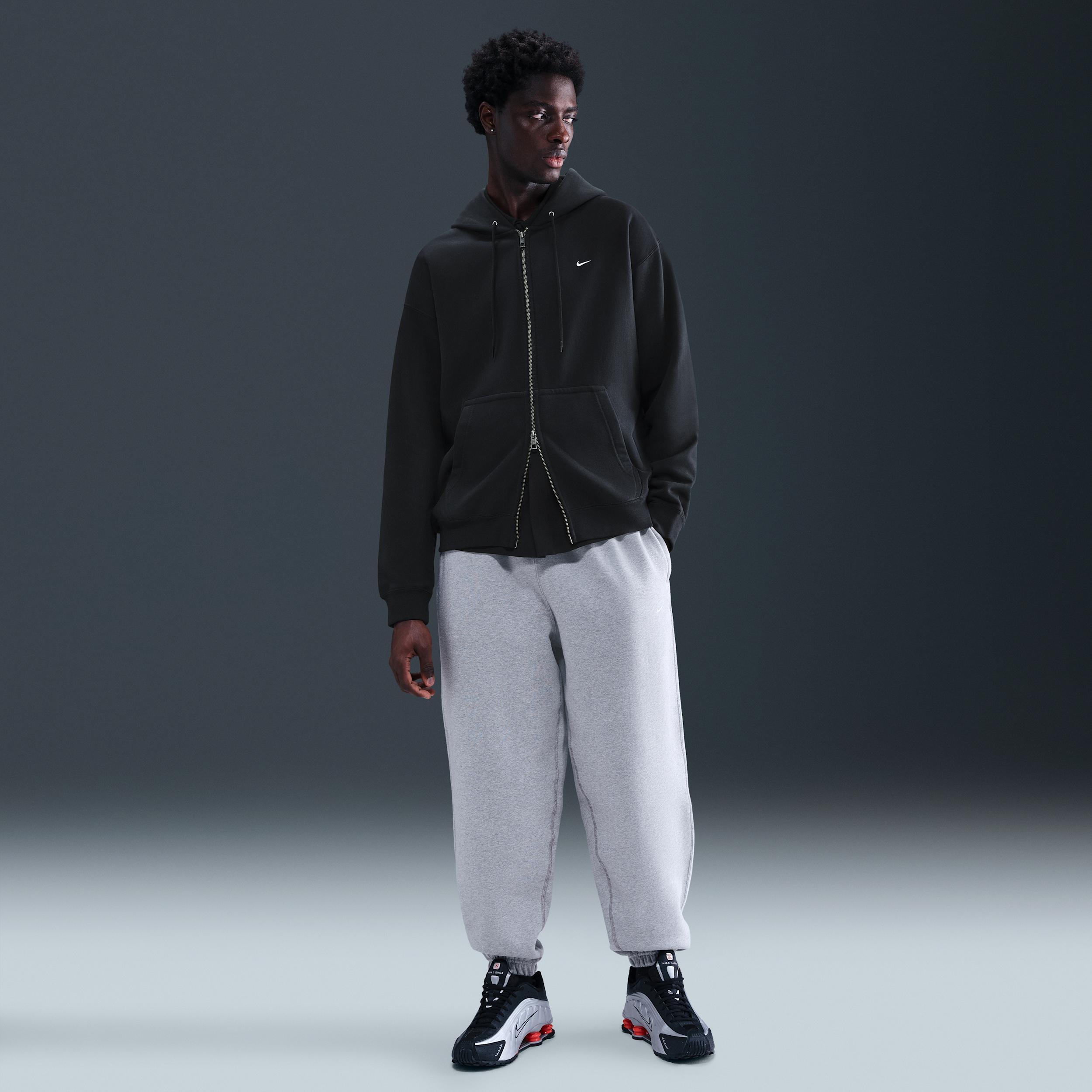 Nike Men's Solo Swoosh Full-Zip Fleece Hoodie Product Image