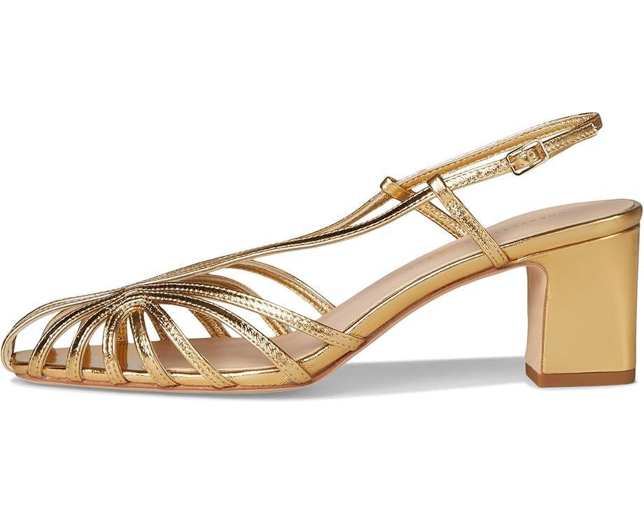 Dahlia Pleated Knot Mule with Ankle Strap Product Image