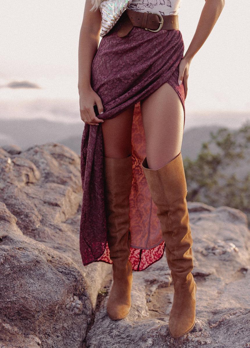Anita Skirt in Deep Rose Female Product Image