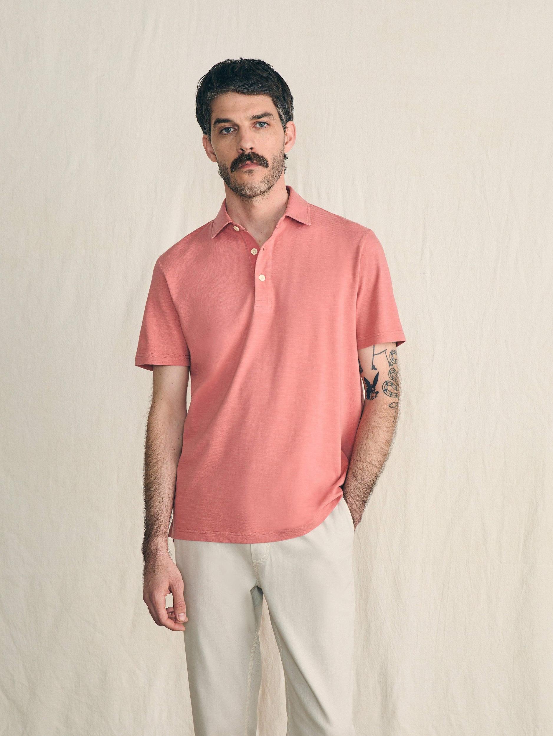 Sunwashed T-Shirt Polo - Faded Flag Male Product Image