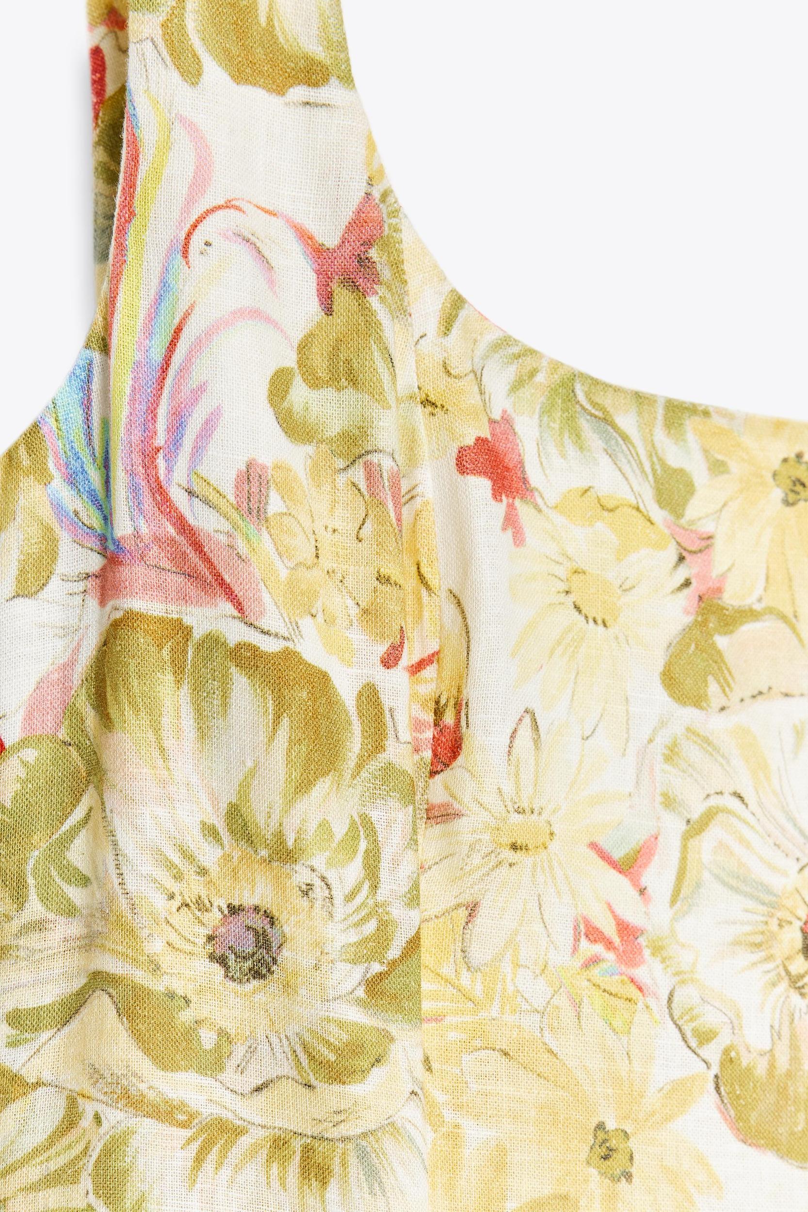 ZW COLLECTION LINEN PRINT DRESS Product Image