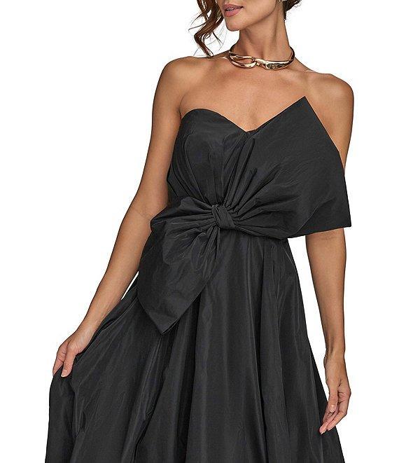 Donna Karan Taffeta Sweetheart Neck Strapless Ball Gown Product Image