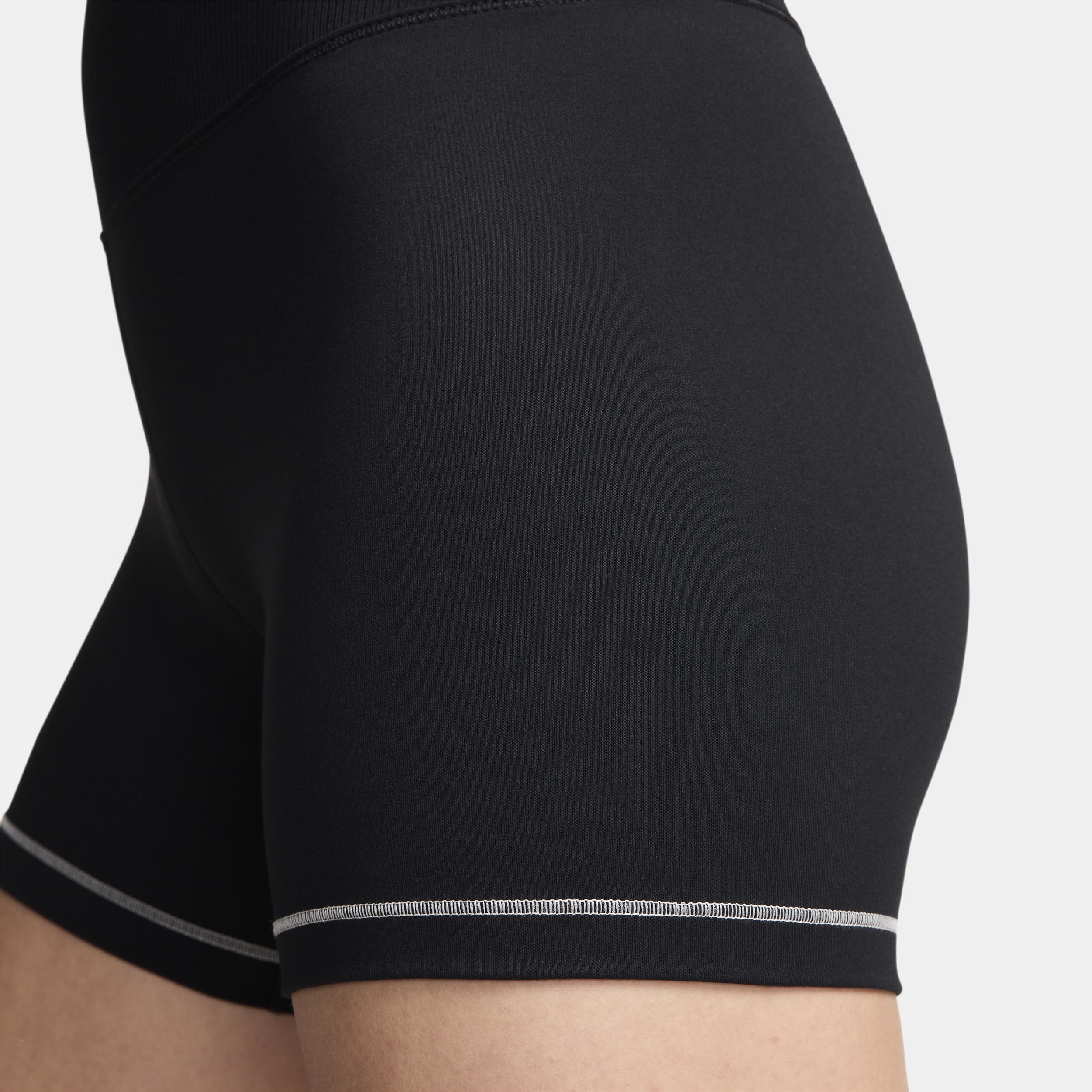 Nike Women's One Rib High-Waisted 5" Biker Shorts Product Image