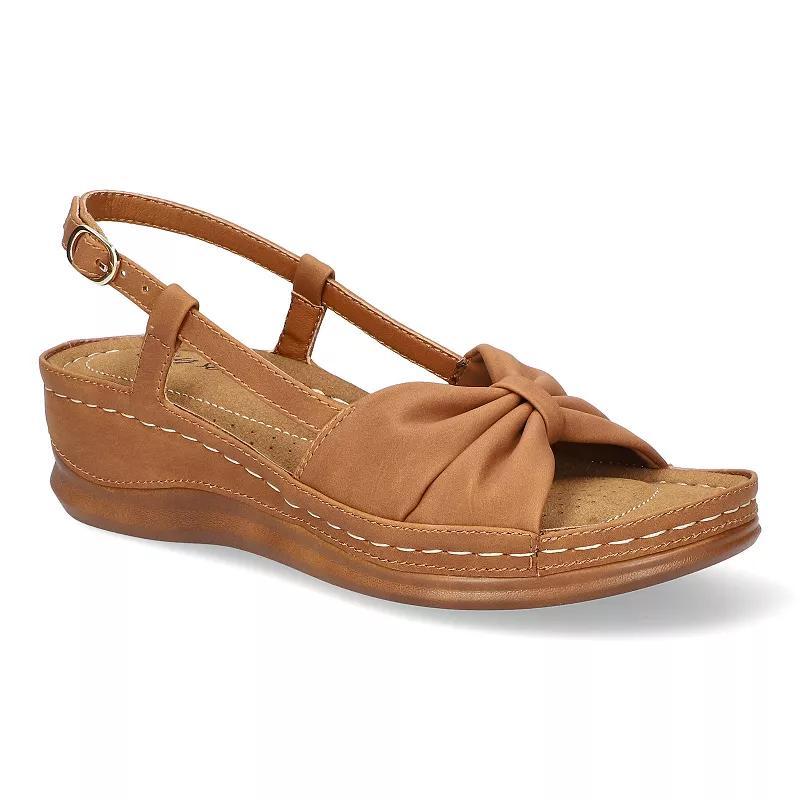 Easy Street Jupiter Women's Slingback Comfort Sandals, Size: 6.5 XW, White Product Image