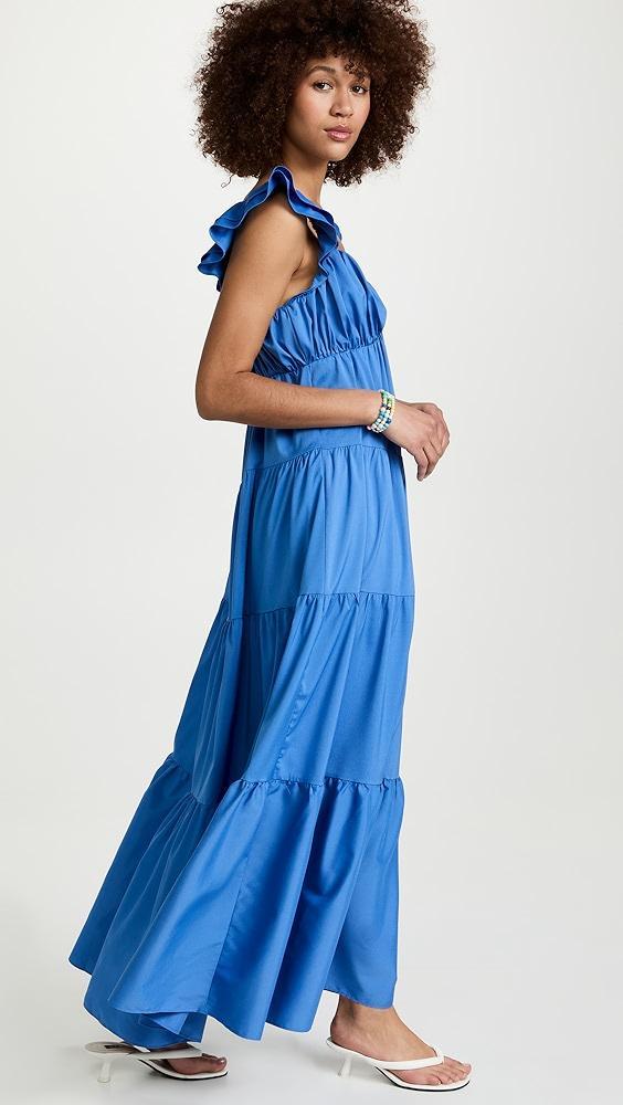 English Factory Ruffle Sleeve Maxi Dress | Shopbop Product Image