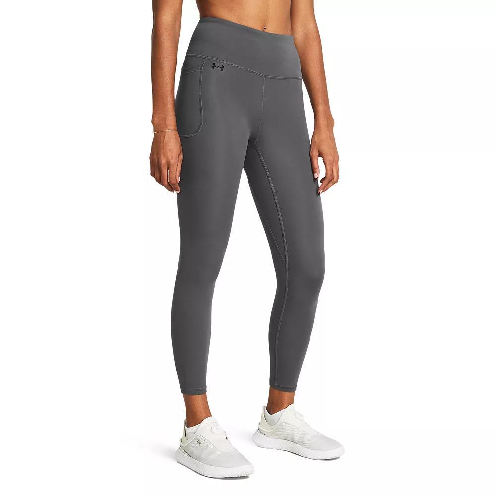 Women's Under Armour Motion High-Waisted 7/8 Ankle Leggings, Size: Small, Gray Product Image