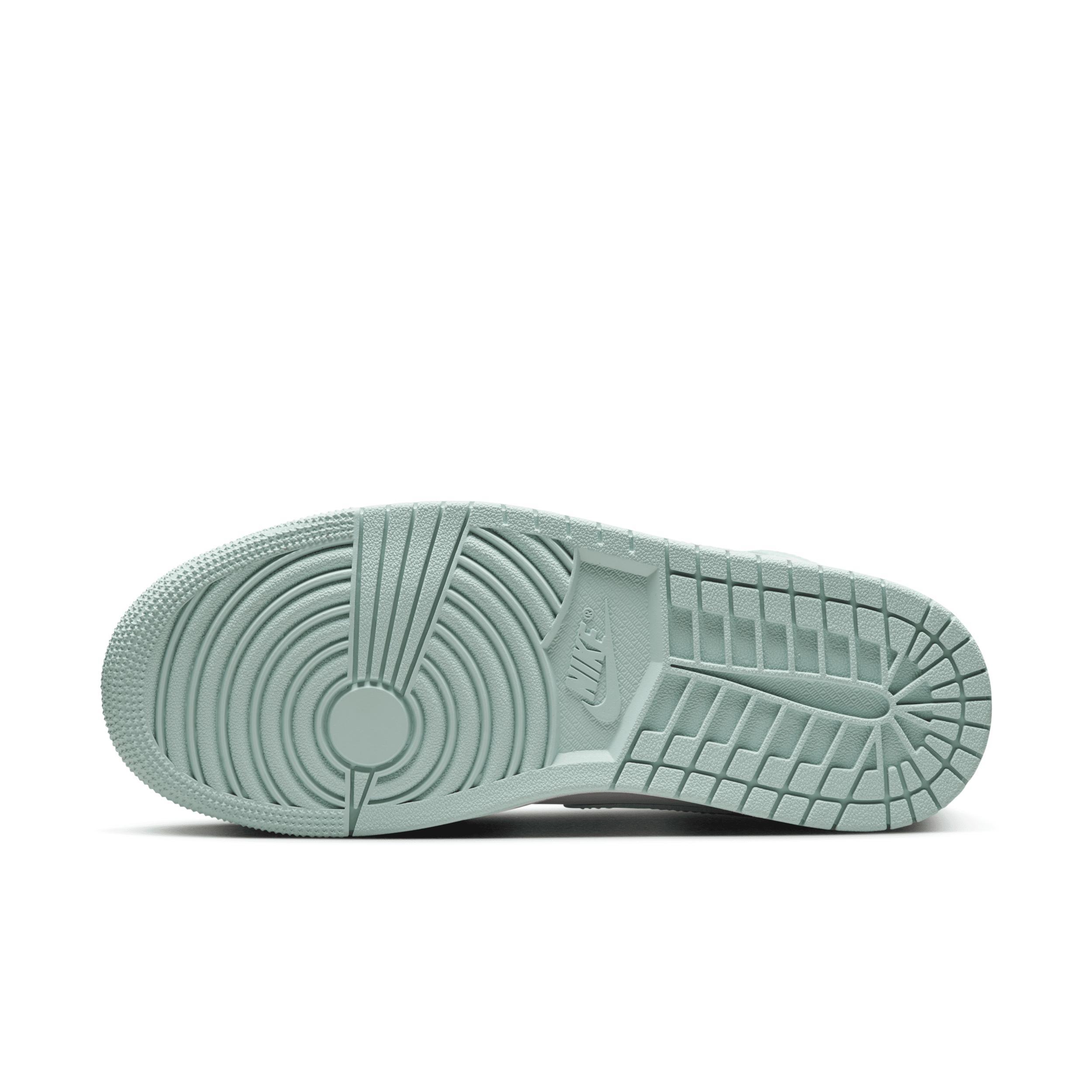 Jordan Womens Jordan AJ 1 Mid - Womens Basketball Shoes Light Dew/Sail/Muslin Product Image