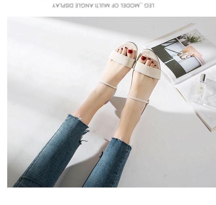 Block Heel Two-Way Sandals Product Image
