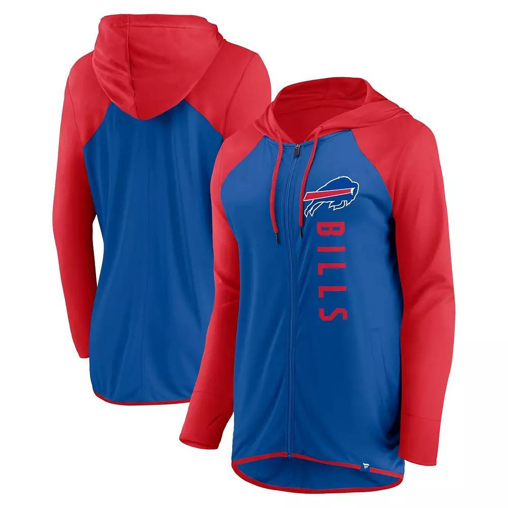 Women's Fanatics Branded Royal/Red Buffalo Bills Forever Fan Full-Zip Hoodie, Size: XS, Blue Product Image