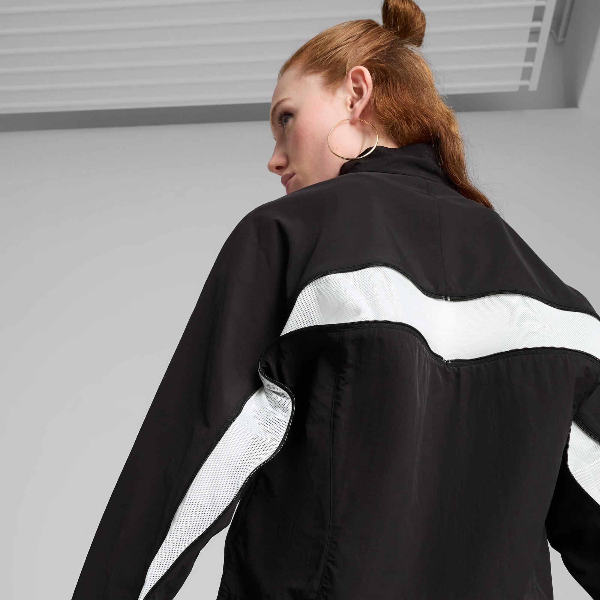DARE TO Women's Oversized Full-Zip Woven Jacket Product Image