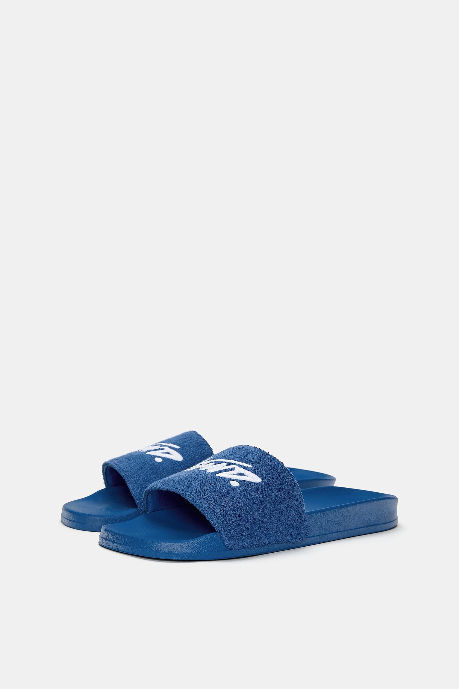 STWD fabric rubberised sandals Product Image