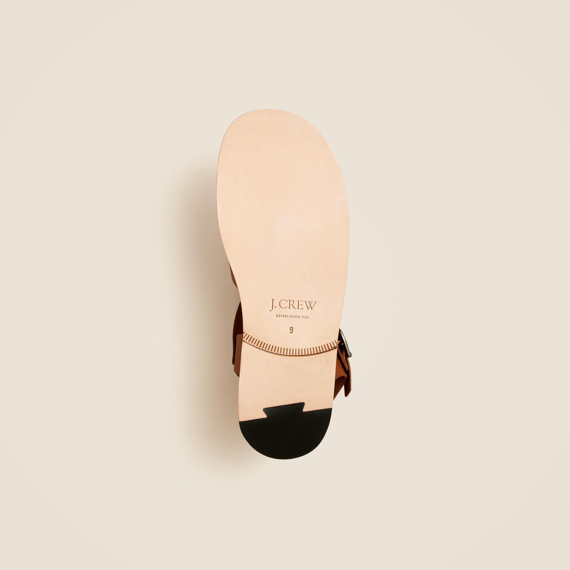 Fisherman sandals in leather Product Image