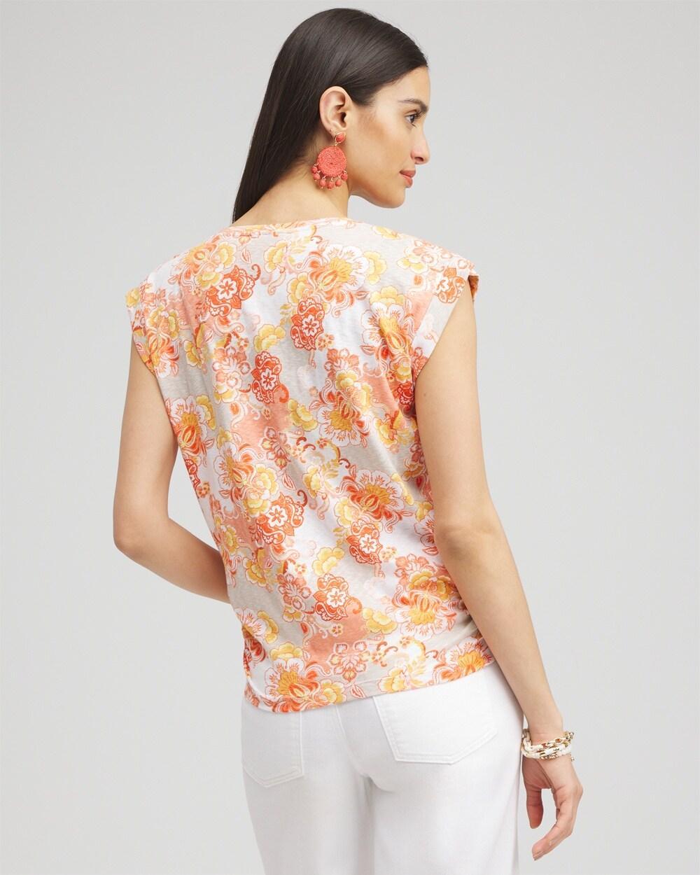 Zenergy® Ruffle Neck Tank Product Image