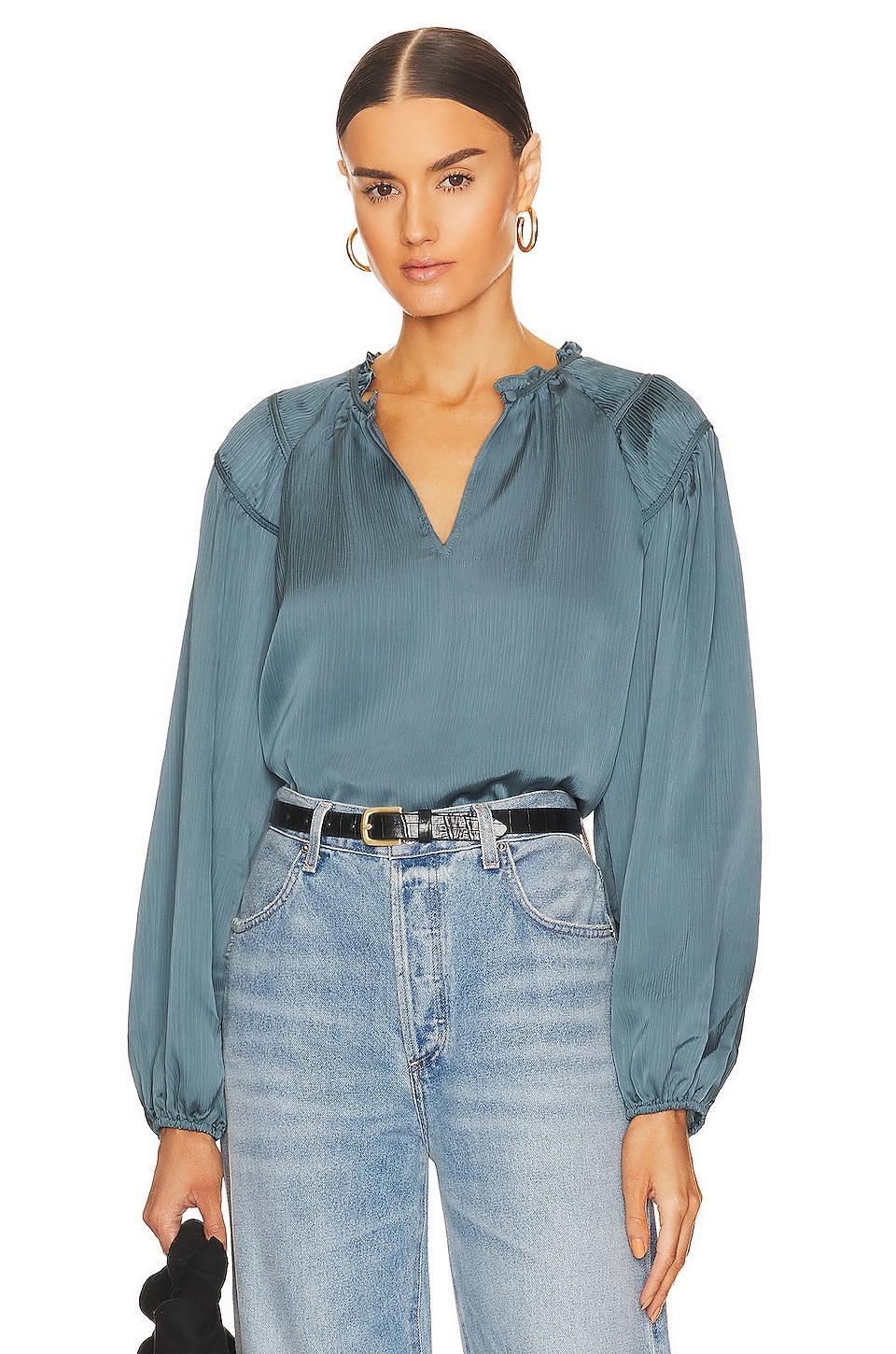 Ruched Detail Raglan Top Product Image