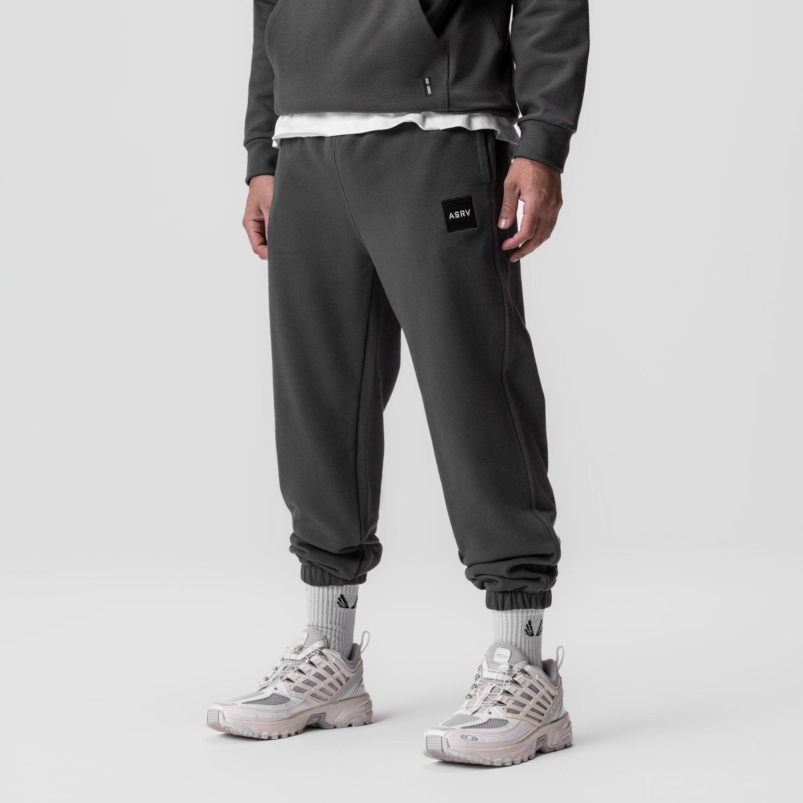 0655. Tech-Terry™ Oversized Sweats - Black "Patch" Product Image