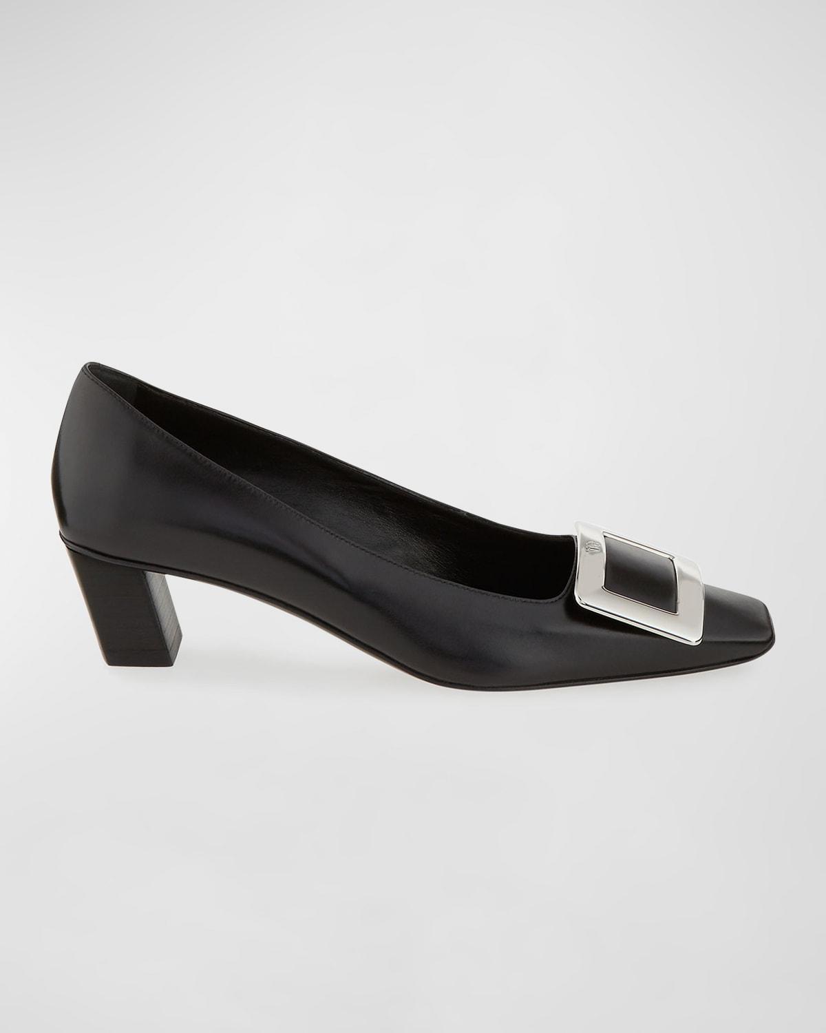 Womens Belle Vivier Leather Pumps Product Image