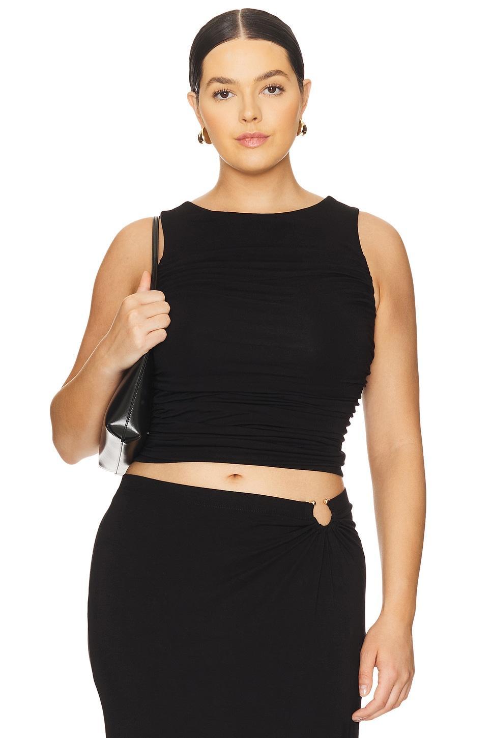 Ruched Tank Top Good American Product Image
