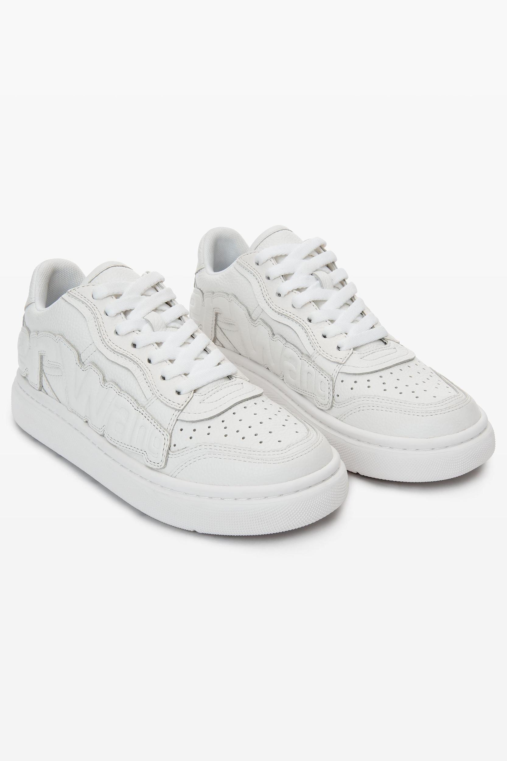 Puff Pebble Leather Sneaker With Logo Product Image