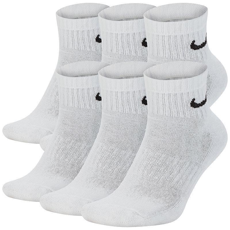Men's Nike 6-Pack Everyday Cushion Ankle Training Socks, Size: 8-12, Black Product Image