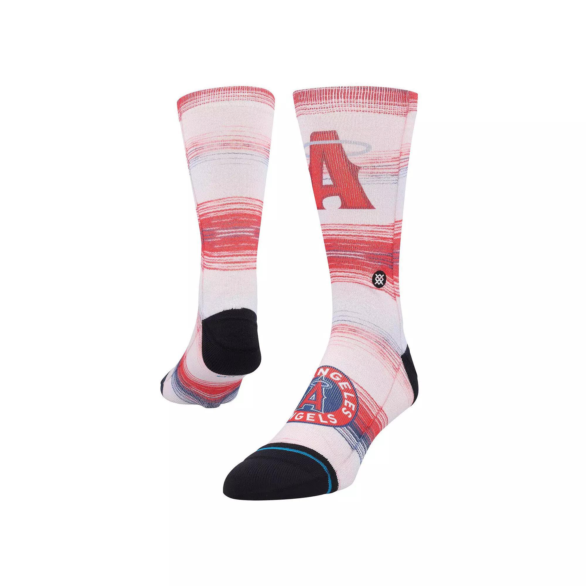 Men's Stance Los Angeles Angels City Connect Crew Socks, Size: Large, Team Product Image