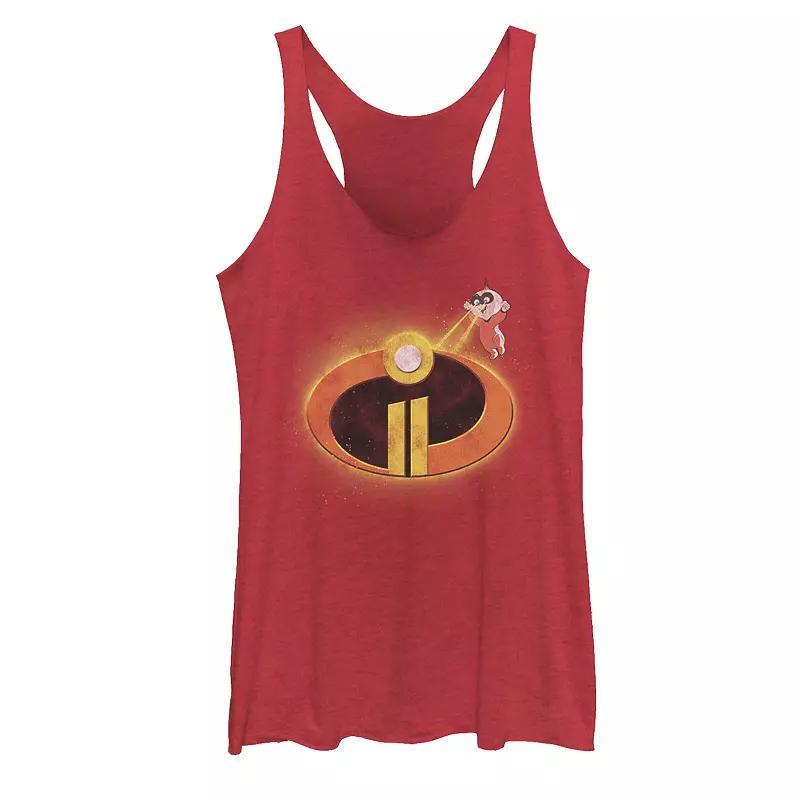 Disney's Mickey And Friends Mickey Floral Outline Juniors' Racerback Graphic Tank Top, Girl's, Size: XS, Black Grey Product Image