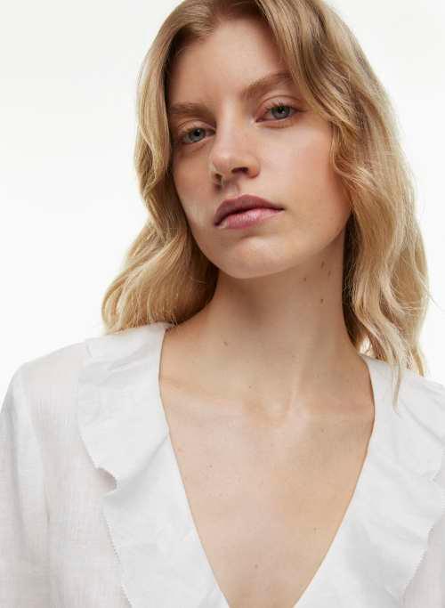 frenchy linen blouse Product Image