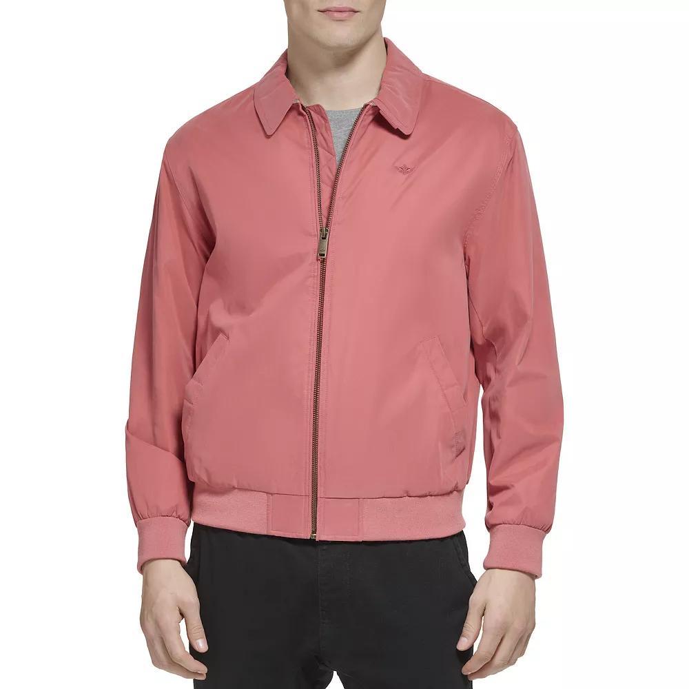 Men's Dockers® Micro-Twill Golf Bomber Jacket, Size: XXL, Red Product Image