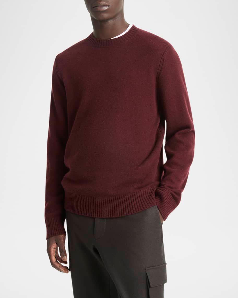 Mens Wool-Cashmere Crewneck Sweater Product Image