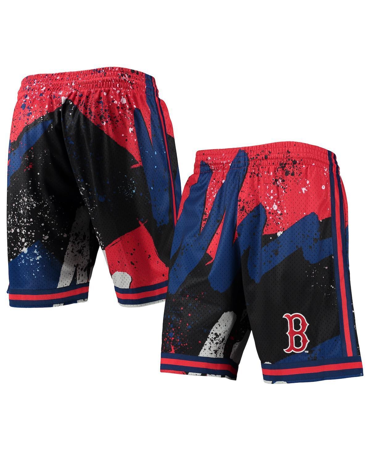 Men's Mitchell & Ness Red Boston Red Sox Hyper Hoops Shorts, Size: 4XL Product Image