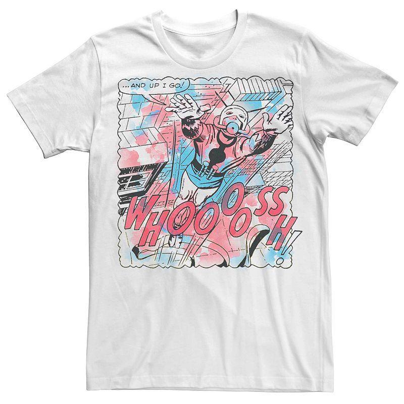 Men's Marvel Retro Ant-Man Leap Water Color Tee, Size: XL, White Product Image