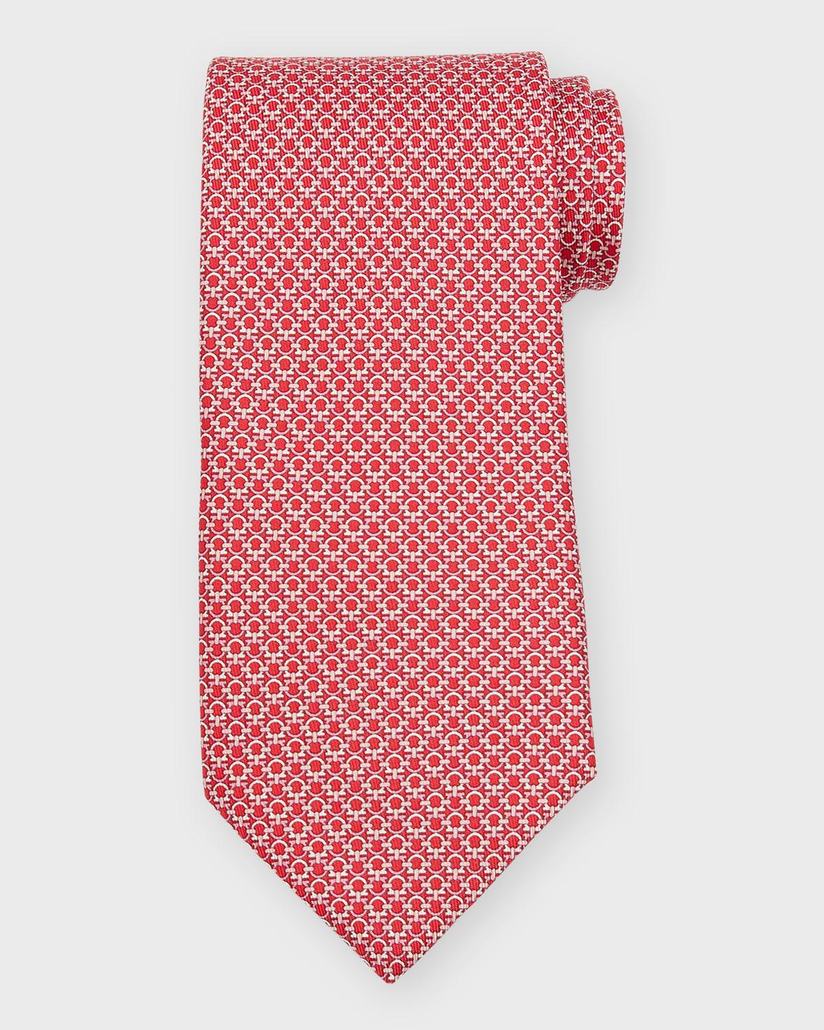 Salvatore Ferragamo Mini Linked Gancini Silk Classic Tie Product Image