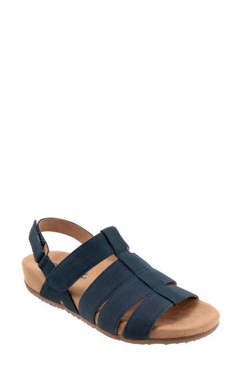 SoftWalk Burnaby (Navy Nubuck) Women's Sandals Product Image