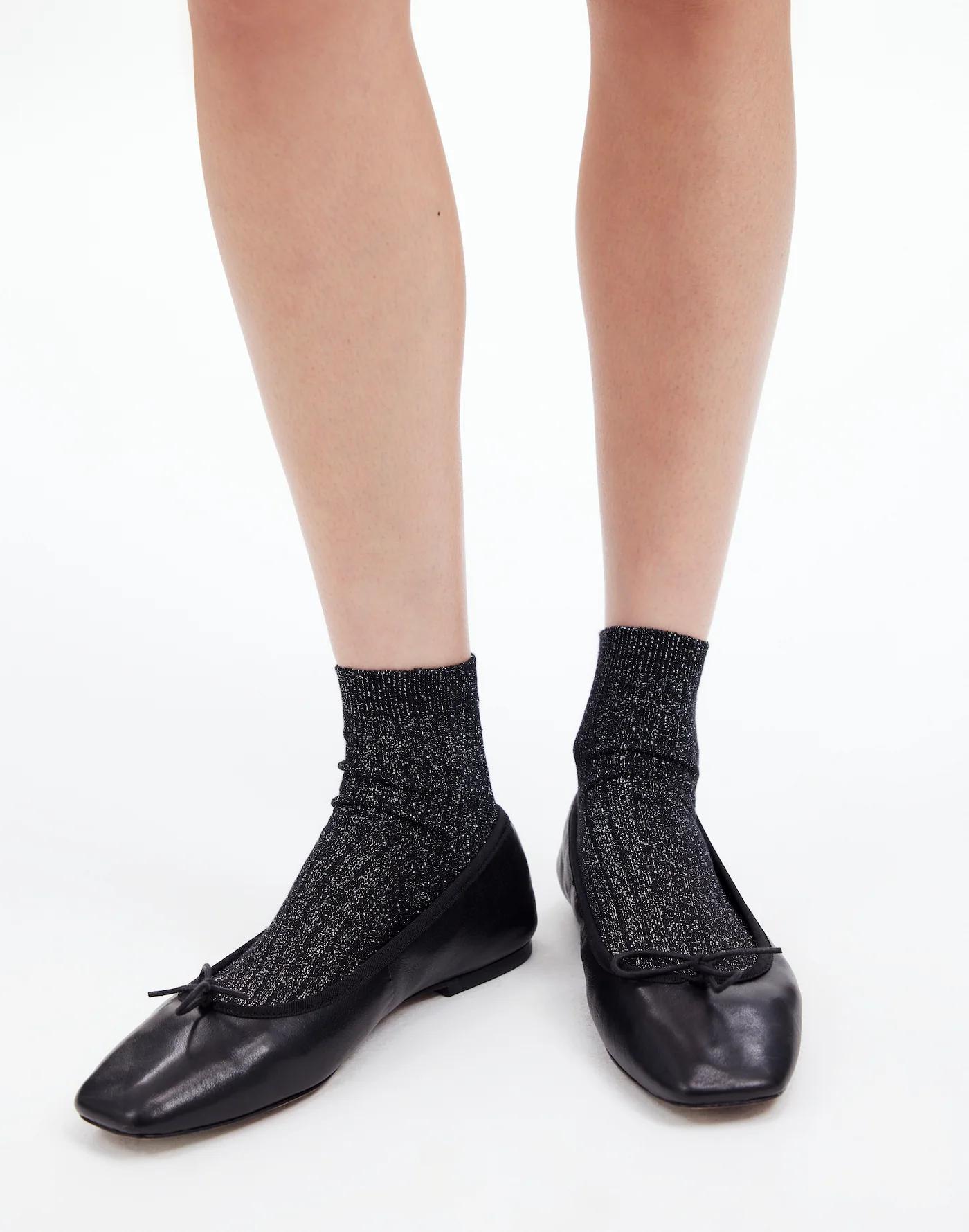 Two-Pack Shimmer Ankle Socks Product Image