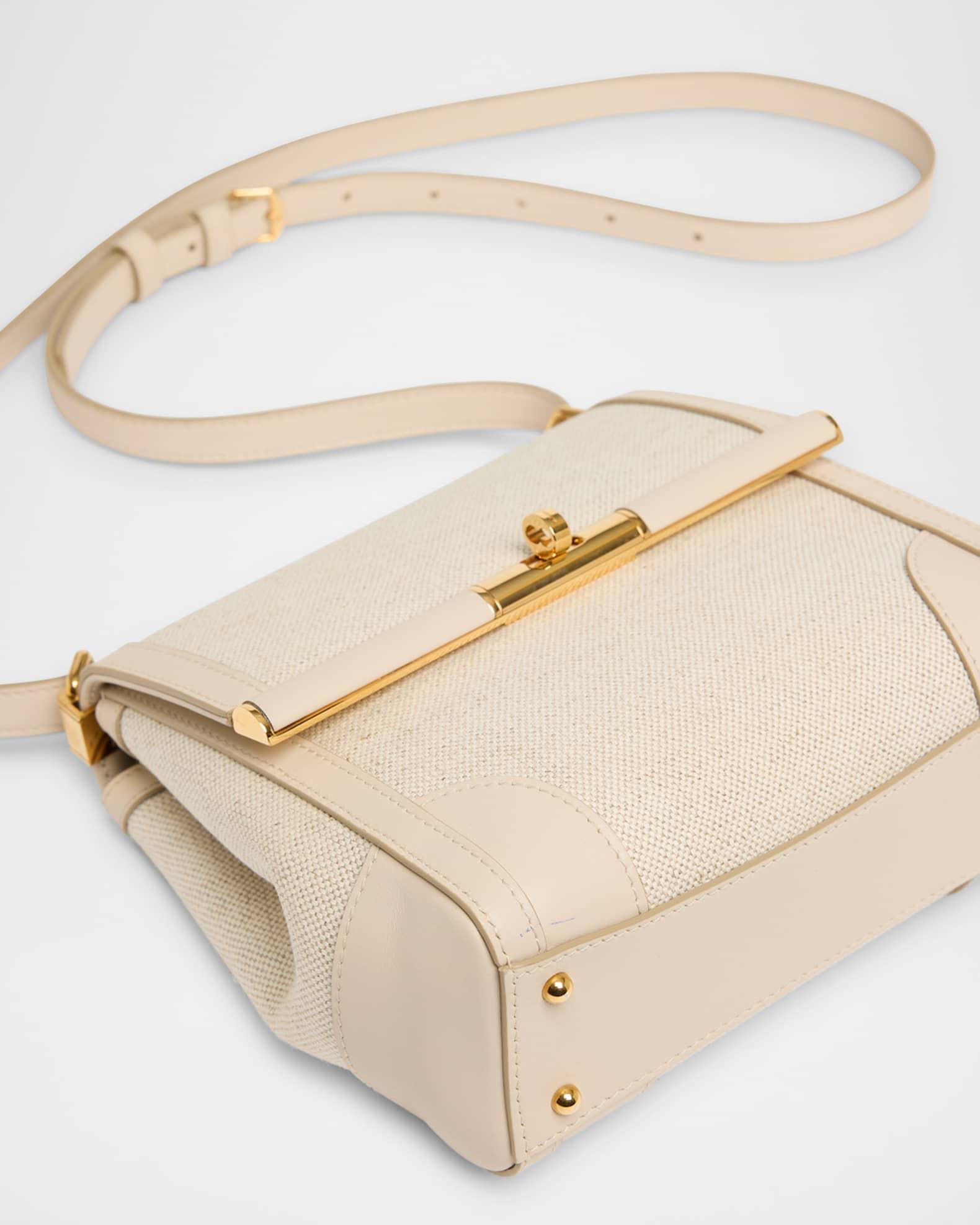 Marlene Flap Linen Crossbody Bag Product Image